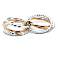 Ringe Recarlo Dame in Gold Diamante 0.13 Ct ZR 040/BR - ZR 040/BR